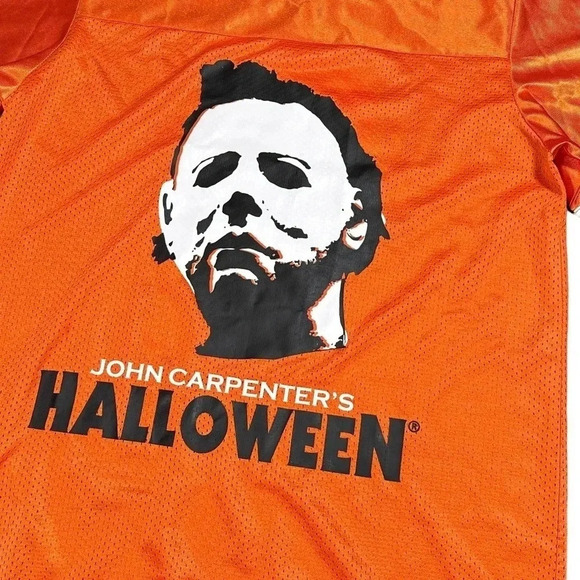 Halloween Movie Chalk Line Football Jersey Michael Myers Mens Medium - Picture 2 of 6